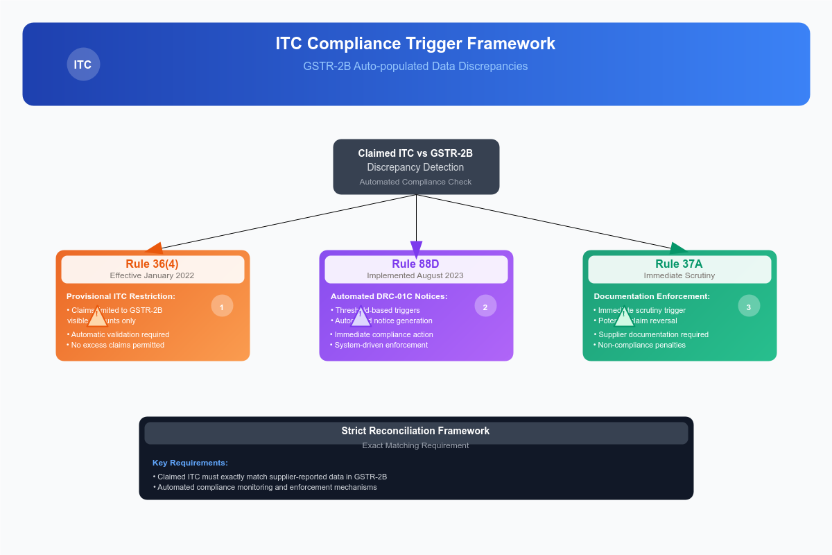 ITC discrepancy GSTR-2B detail