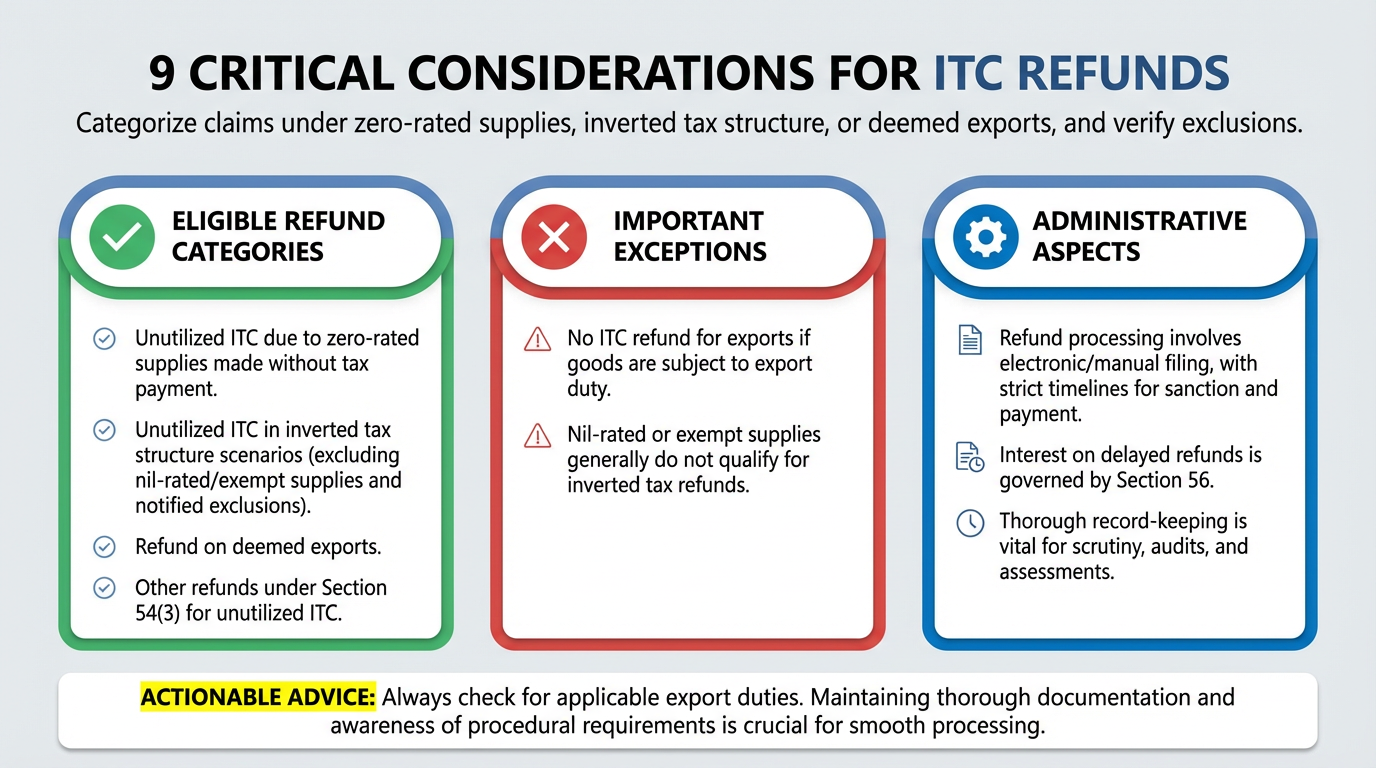 Manual Filing of Refund Applications