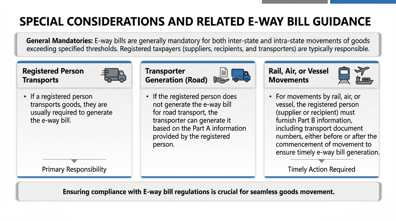 The E-way Bill