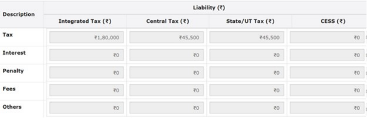 How can I make payment against the liability (tax, interest, penalty and others) based on self-ascertainment of tax and on ascertainment of tax by Tax Officer?