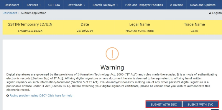 How can I make payment against the liability (tax, interest, penalty and others) based on self-ascertainment of tax and on ascertainment of tax by Tax Officer?