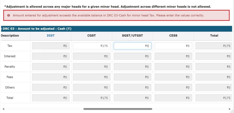 How can I make payment against the liability (tax, interest, penalty and others) based on self-ascertainment of tax and on ascertainment of tax by Tax Officer?