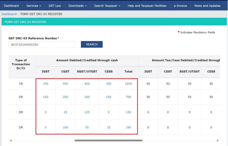 How can I make payment against the liability (tax, interest, penalty and others) based on self-ascertainment of tax and on ascertainment of tax by Tax Officer?