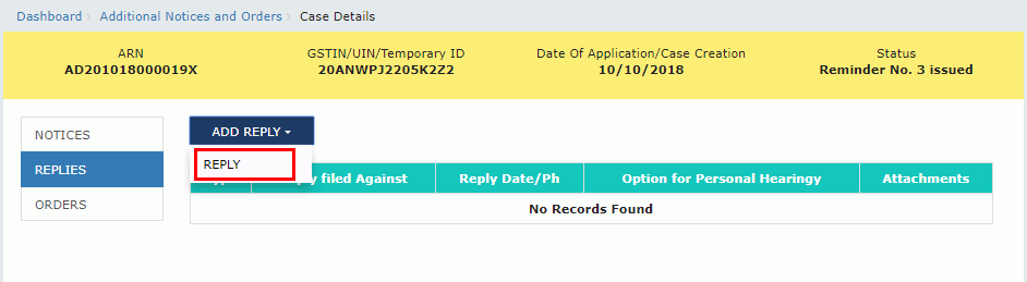 How can I file reply in Form GST DRC-06 against proceedings initiated for tax collected but not deposited with Government?