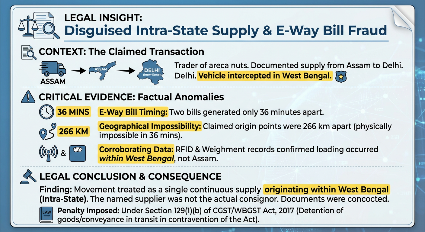 Case Facts – GST Transit Detention
