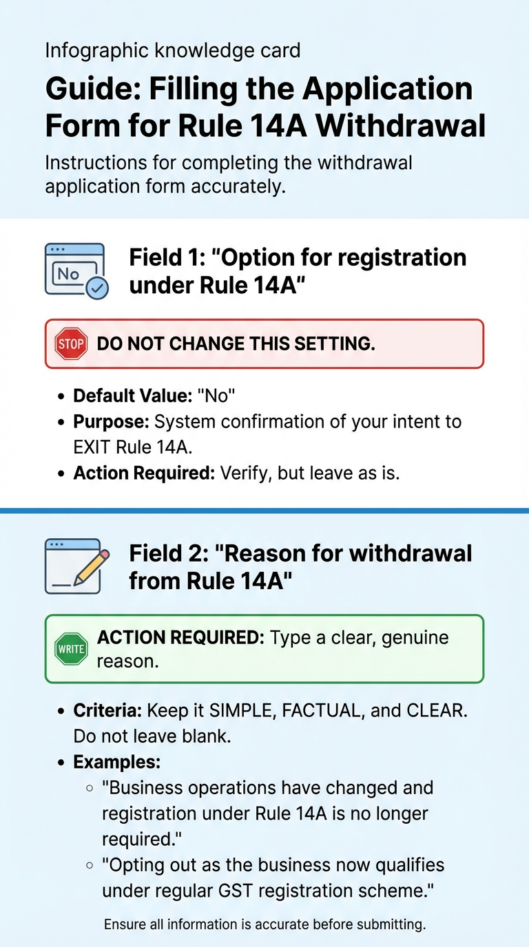 fill the application