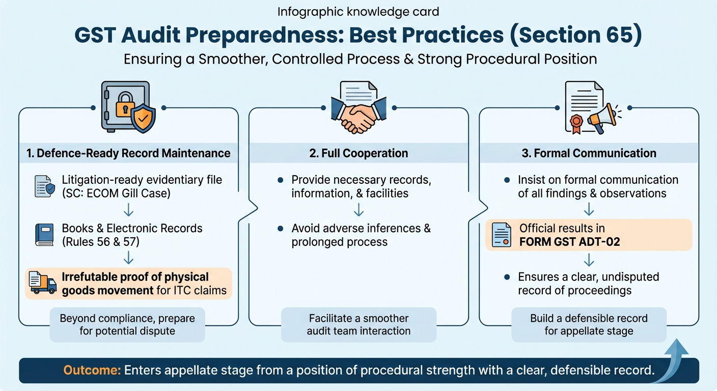 GST audit prepareness