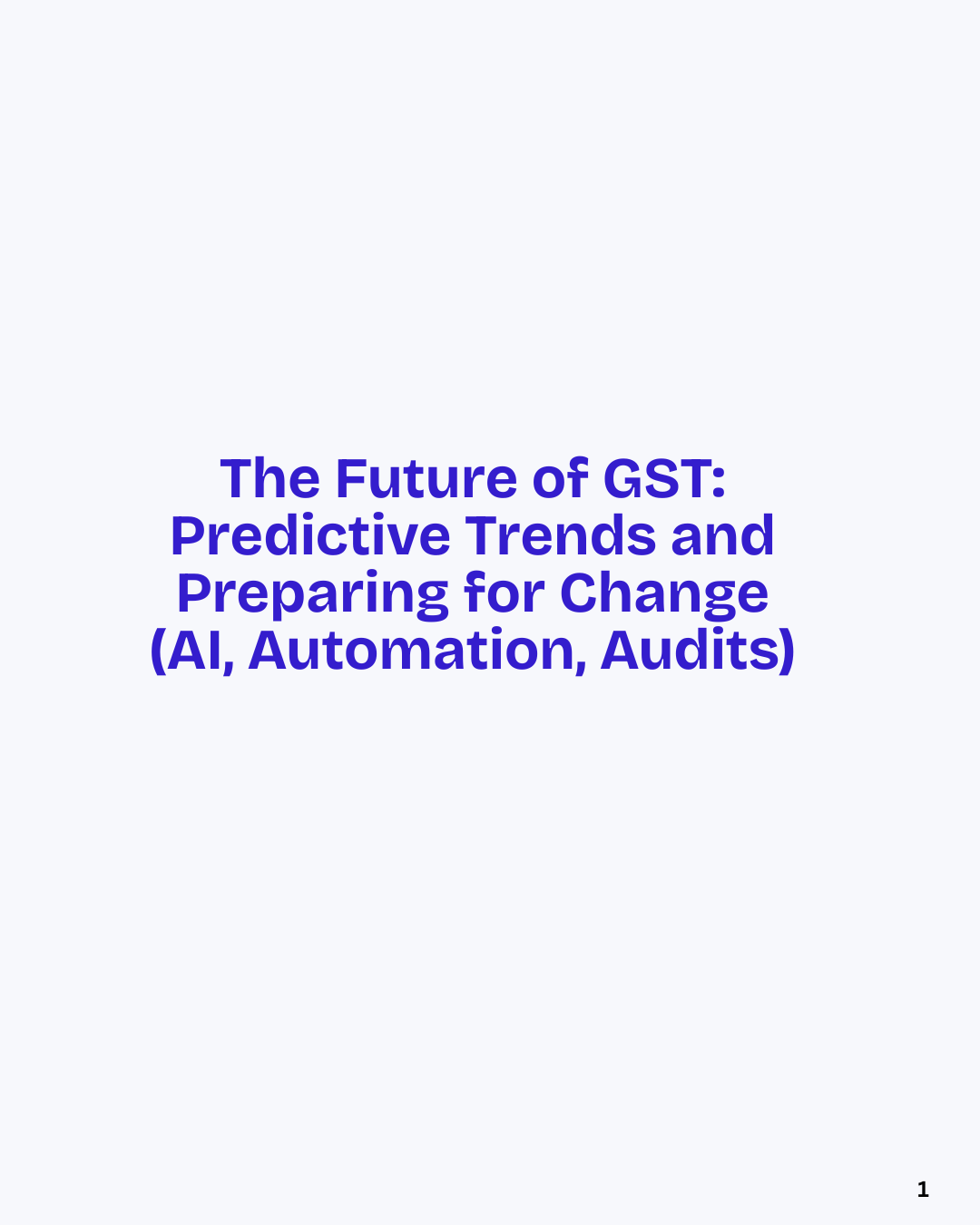 Illustration showing the future of GST in India with AI, automation and data-driven audits.