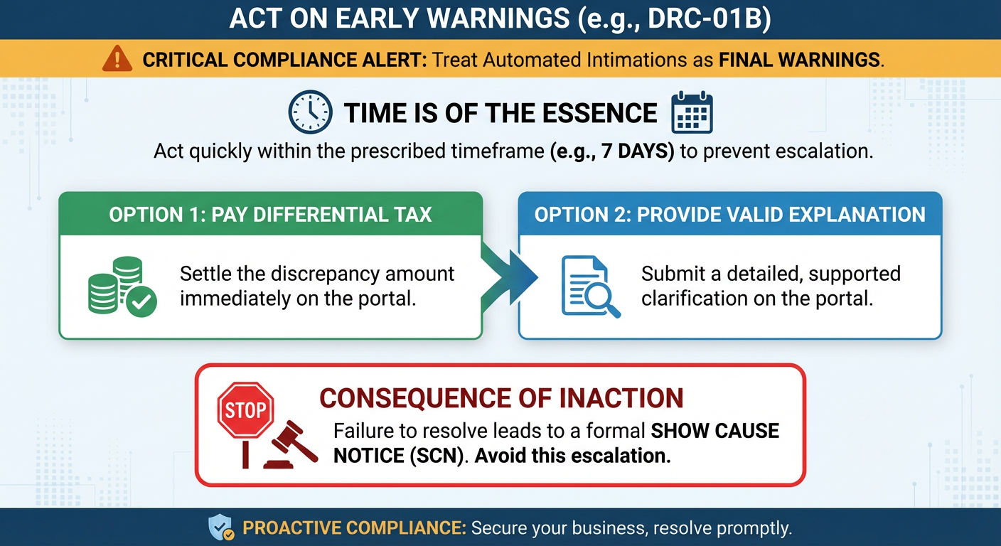 act on early warning 