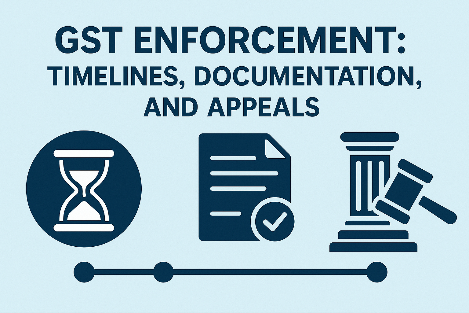 GST enforcement timeline and documentation overview