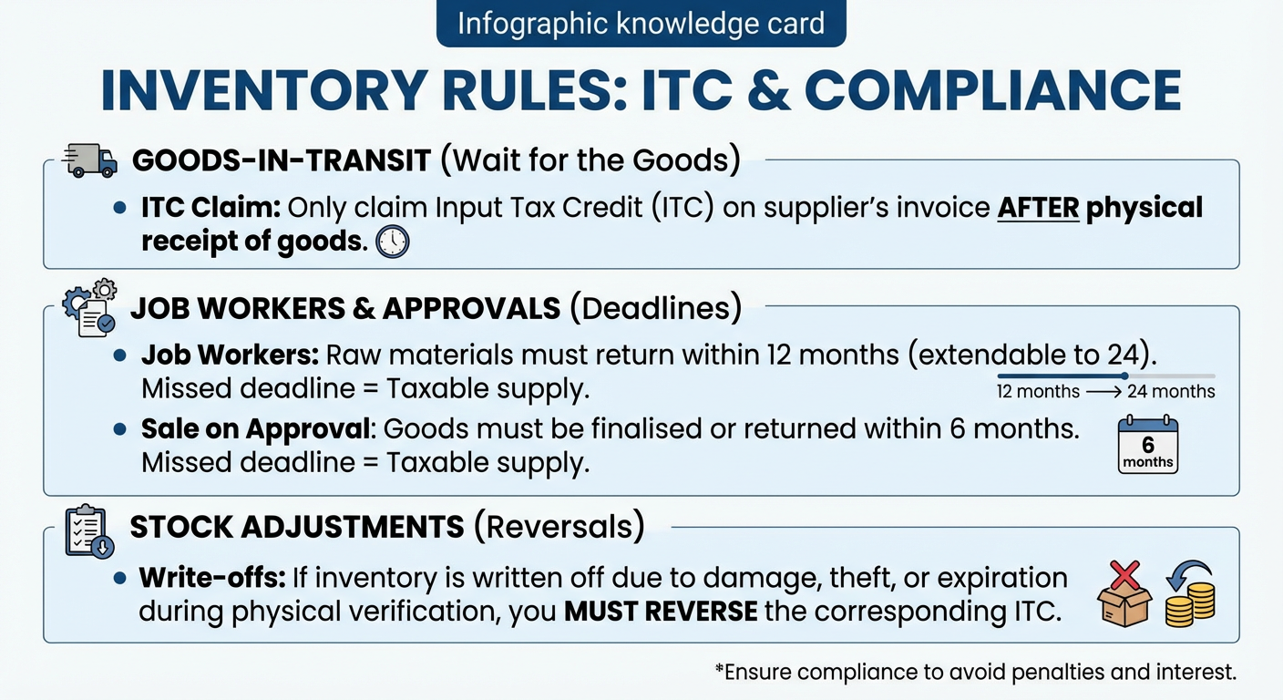 Inventory and ITC under GST Financial Finalisation